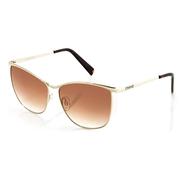 Carve The Amanda Sunglasses, Gold/Brown