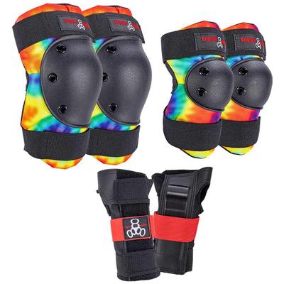 Triple Eight Saver Series Skate Pad Set, Tie Dye