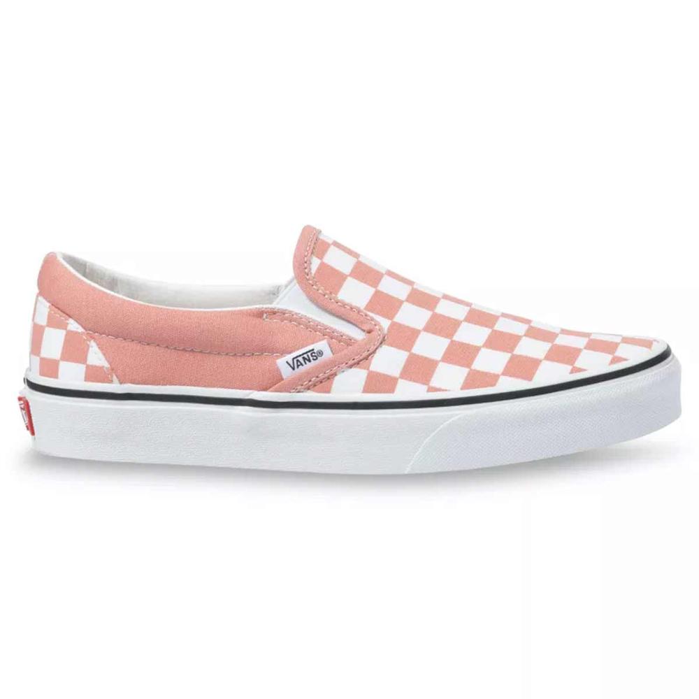 pink checkered vans authentic