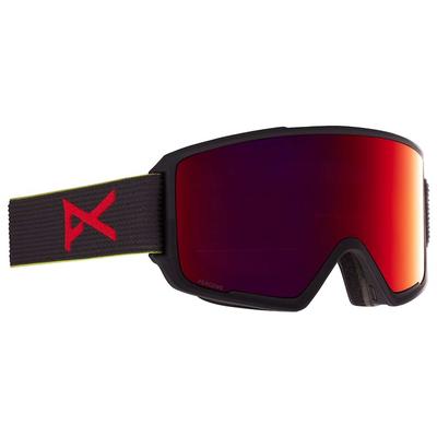 Anon M3 Snowboard Goggles, Black Pop/Sunny Red