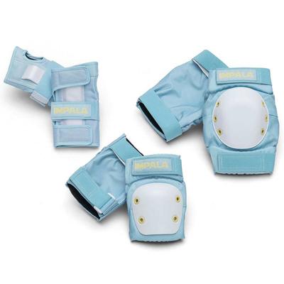 Impala Adult Protective Pad Set, Sky Blue/Yellow