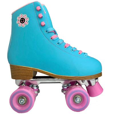 Smiley Skate Supply Quad Rollerskates