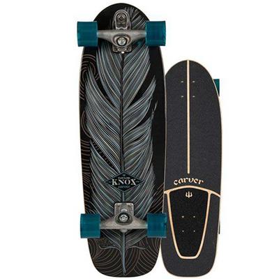 Carver Knox Quill Surfskate Complete Cruiser Skateboard, 31.25