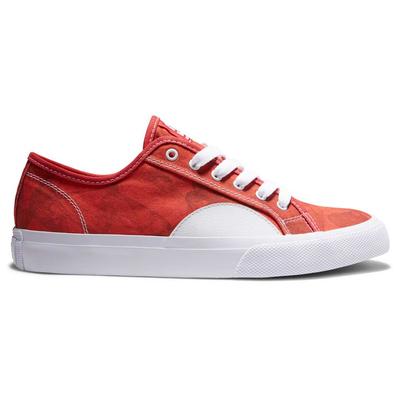 DC Shoes Manual S Evans Skate Shoes, Red/White