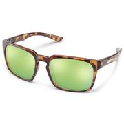 Suncloud Hundo Sunglasses, Tortoise/Polarized Green Mirror