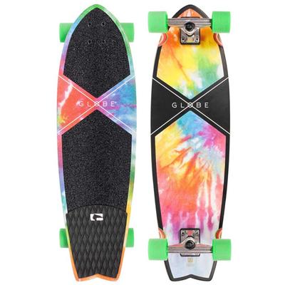 Globe Chromatic Cruiser Tie Dye Complete Skateboard, 33