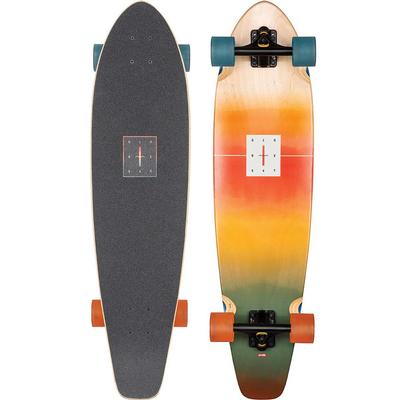 Globe The All-Time Ombre Complete Longboard Skateboard, 35