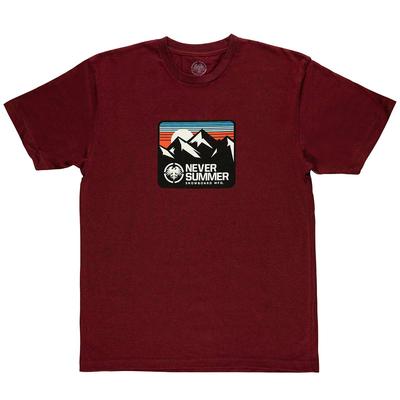 Never Summer Retro Mountain Short Sleeve T-Shirt
