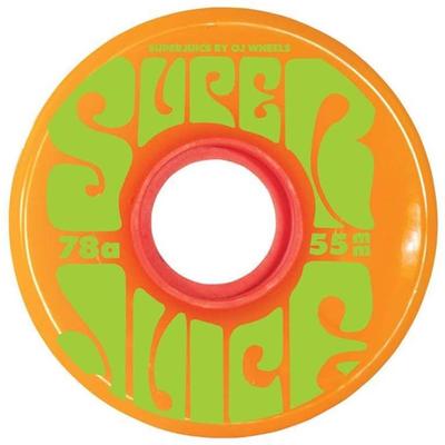 OJ Mini Super Juice Orange OJ Skateboard Wheels 4-Pack, 78a