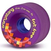 Orangatang Fat Free Purple Skateboard Wheels 4-Pack, 83a