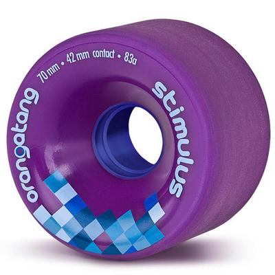 Orangatang Stimulus Purple Skateboard Wheels, 83a