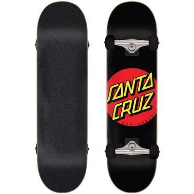 Santa Cruz Classic Dot Full Complete Skateboard, 8.0