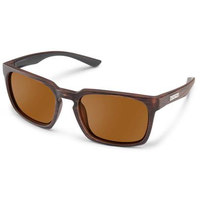 Suncloud Hundo Sunglasses, Burnished Brown/Polarized Brown