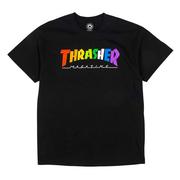 Thrasher Rainbow Mag Short Sleeve T-Shirt BLK