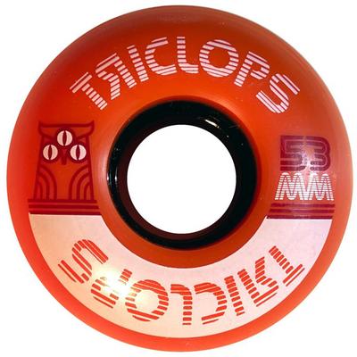 Triclops Crush Wheel Orange Skateboard Wheels 4-Pack, 90a