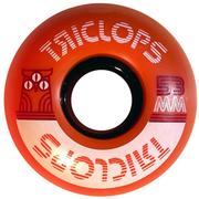 Triclops Crush Wheel Orange Skateboard Wheels 4-Pack, 90a