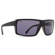 Von Zipper Snark Sunglasses, Black Satin/Wildlife Vintage Grey Polarized