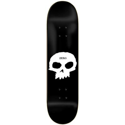 Zero Single Skull Skateboard Deck, 8.625