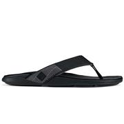 Olukai Tuahine Waterproof Leather Sandals BLK/BLK