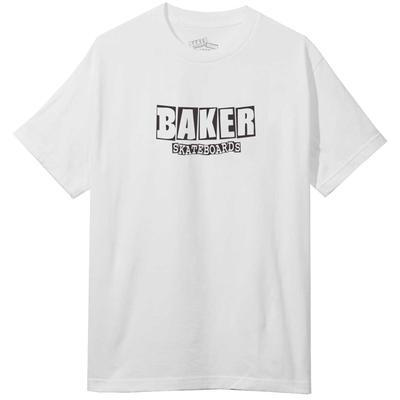 Baker Brand Logo Short Sleeve T-Shirt, White