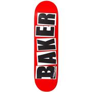 Baker Brand Logo Black Skateboard Deck, 8.38