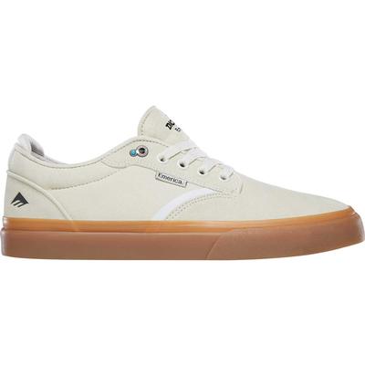 Emerica Dickson Skate Shoes, White/Gum