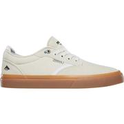 Emerica Dickson Skate Shoes, White/Gum