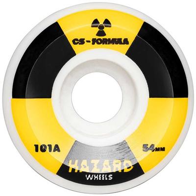 Madness Hazard Radio Active CS Conical White Skateboard Wheels 4-Pack