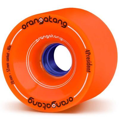 Orangatang 4President Longboard Skateboard Wheels 4-Pack, 80a