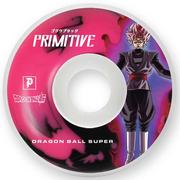 Primitve x Goku Black Rose Skateboard Wheels 4-Pack