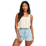 Billabong East Side Woven Crop Top