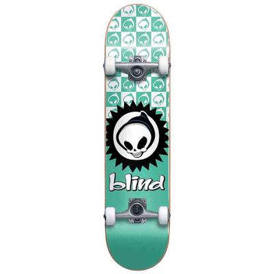 Blind Checkered Reaper Youth Complete Skateboard, 7.3