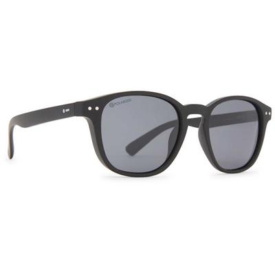 Dot Dash Driver Sunglasses, Black Satin/Grey Polarized