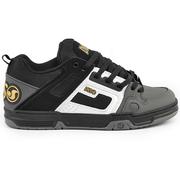 DVS Comanche Skate Shoes, Black/White/Charcoal