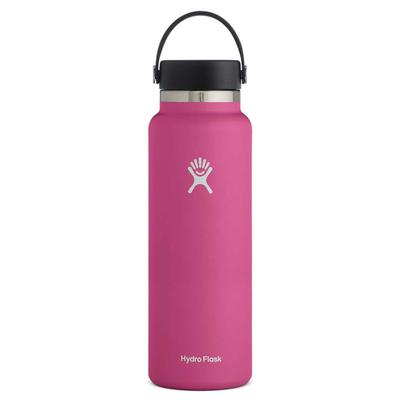 Hydro Flask 40 oz. Wide Mouth Insulated Water Bottle, Carnation