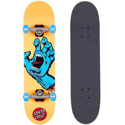 Santa Cruz Screaming Hand Mid Complete Skateboard Deck, 7.8