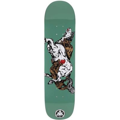 Welcome Goodbye Horses On Bunyip Mid Jade Skateboard Deck, 8.25
