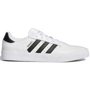 Adidas Busenitz Vulc II Skate Shoes, White/Black/Gold