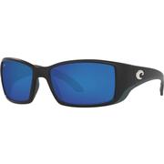 Costa Del Mar Blackfin Sunglasses, Matte Black/Blue Polarized Glass (580G)