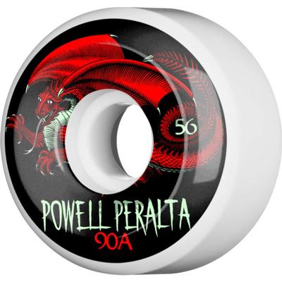 Powell Peralta Oval Dragon Skateboard Wheels 4-Pack, 90A