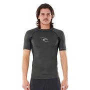 Rip Curl Waves Short Sleeve Rashguard BLACKMARLE