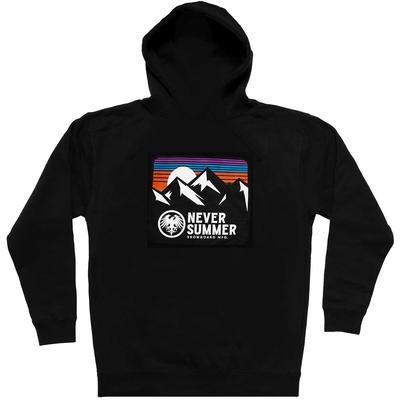 Never Summer Retro Sunset Pullover Hoodie