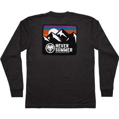 Never Summerr Retro Sunset Long Sleeve T-Shirt