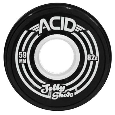 Acid Jelly Shots Black Skateboard Wheels 4-Pack