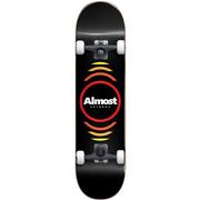 Almost Reflex Youth First Push Soft Wheels Black Complete Skateboard, 7.0