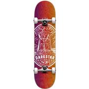 Darkstar Warrior Youth First Push Premium Multi Complete Skateboard, 