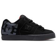 DC Pure Skate Shoes, Black/Red/Grey