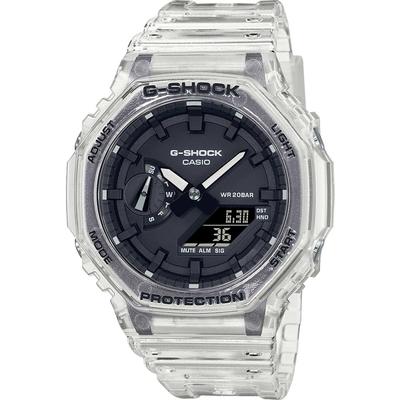 G-Shock GA2100SKE-7A Analog-Digital Watch, Transparent