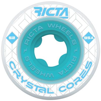 Ricta Crystal Cores 52mm Skateboard Wheels 4-Pack, 95a