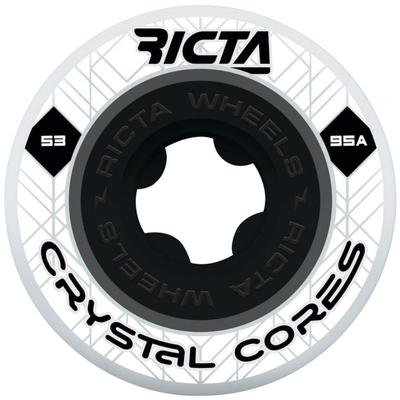 Ricta Crystal Cores 53mm Skateboard Wheels 4-Pack, 95a